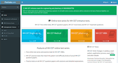 Desktop Screenshot of mhcet.patshala.com